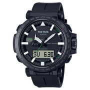 Casio Pro Trek PRW-6621Y-1ER - cinturino, cassa e quadrante neri